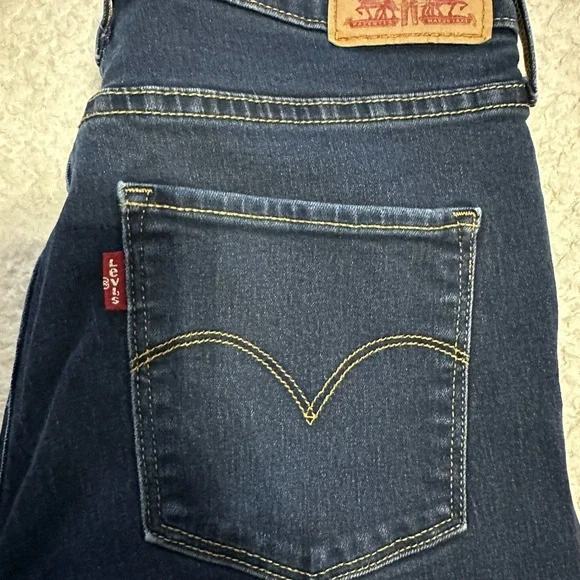 Women's Dark Blue Jeans - Picture 3 of 3